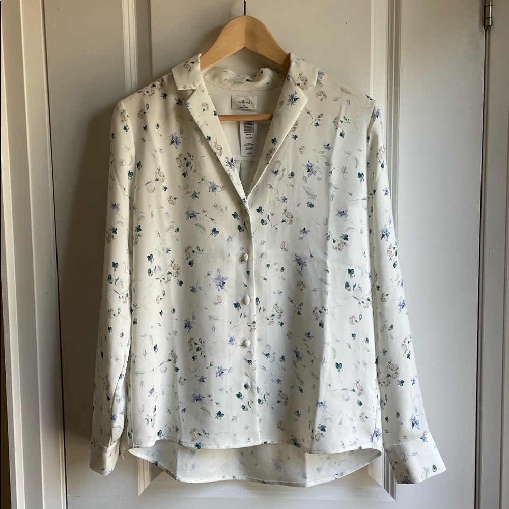 Aritzia Wilfred Tulum button up blouse - NWT